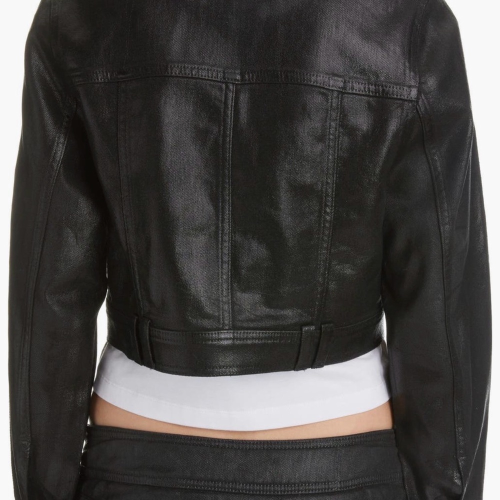Balmain
Crop Coated Denim Jacket, Size US 6 - Picture 4 of 7